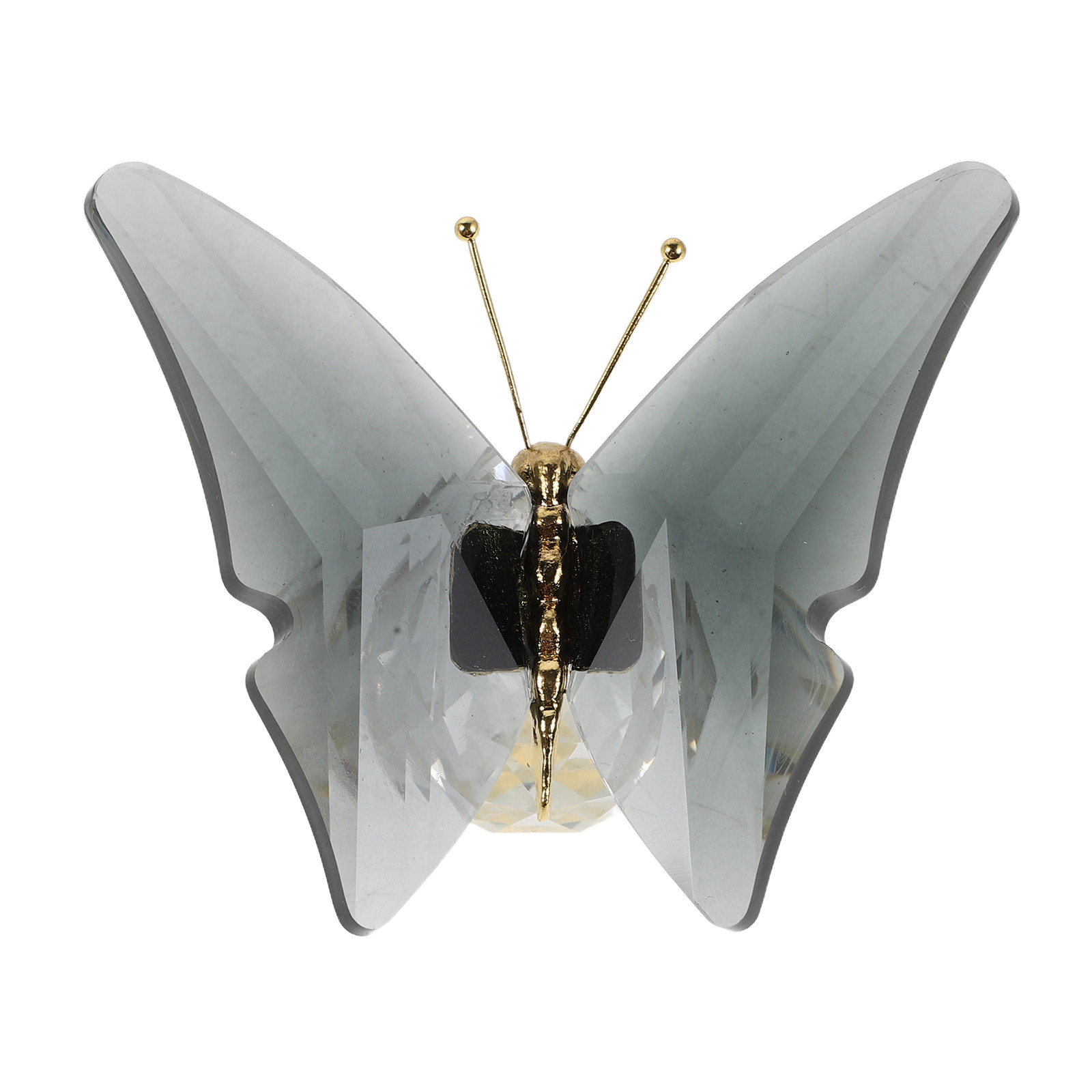 Crystal Ball Decor - Glass Butterfly Paperweight Crystal Butterfly on