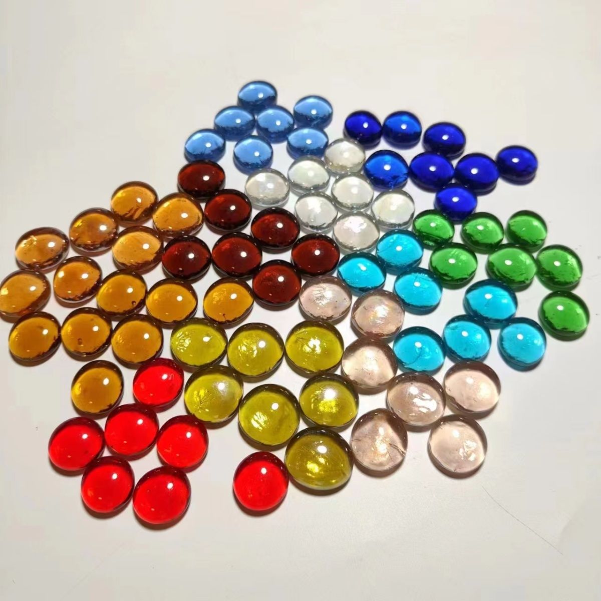 Crystal Ball Decor - Glass flat bead Crystal Ball Decoration