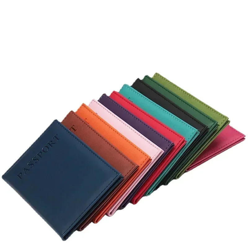 Leather Passport Cover - High Quality English PU Leather Passport