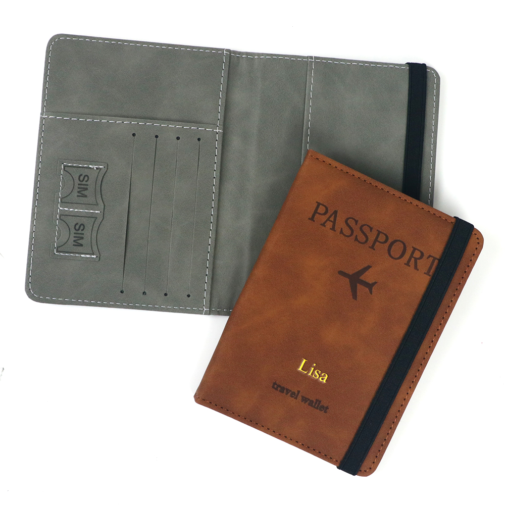 Customized Name PU Leather Car - Leather Passport Cover ulasan dan harga