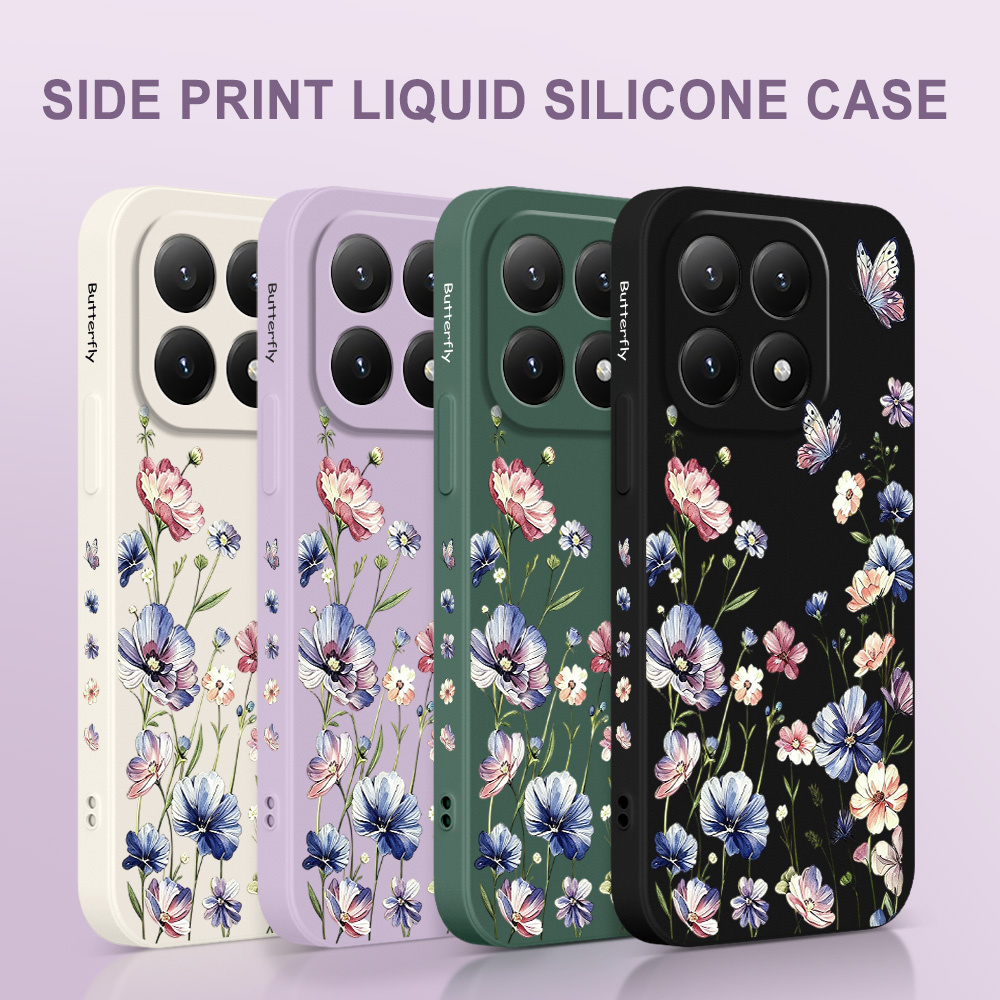 Butterfly Hush Phone Case For  - Xiaomi Poco X6 ulasan dan harga