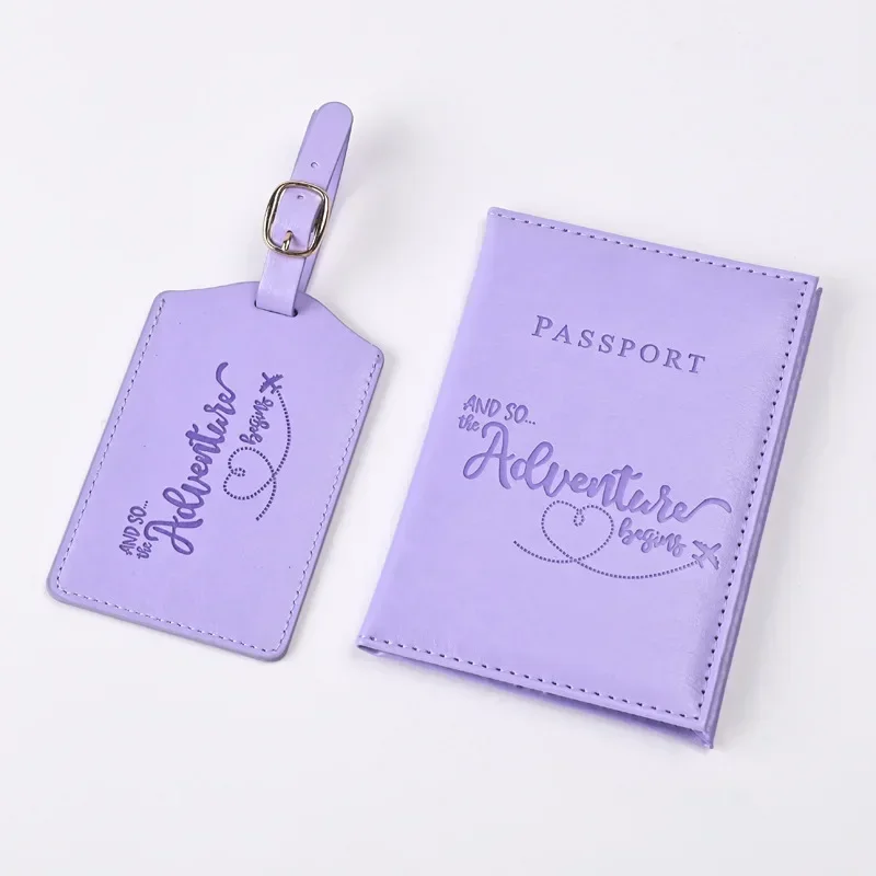 New Purple PU Leather Passport - Leather Passport Cover ulasan dan harga