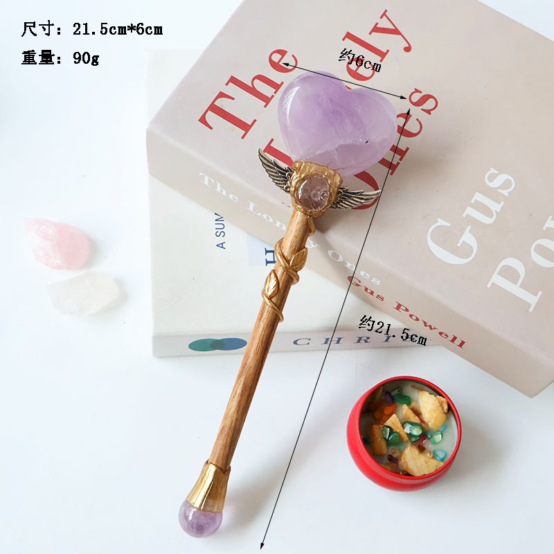 Natural Crystal Ball Magic Sta - Crystal Ball Decor ulasan dan harga
