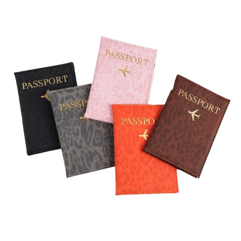 Leopard Print Travel Passport  - Leather Passport Cover ulasan dan harga