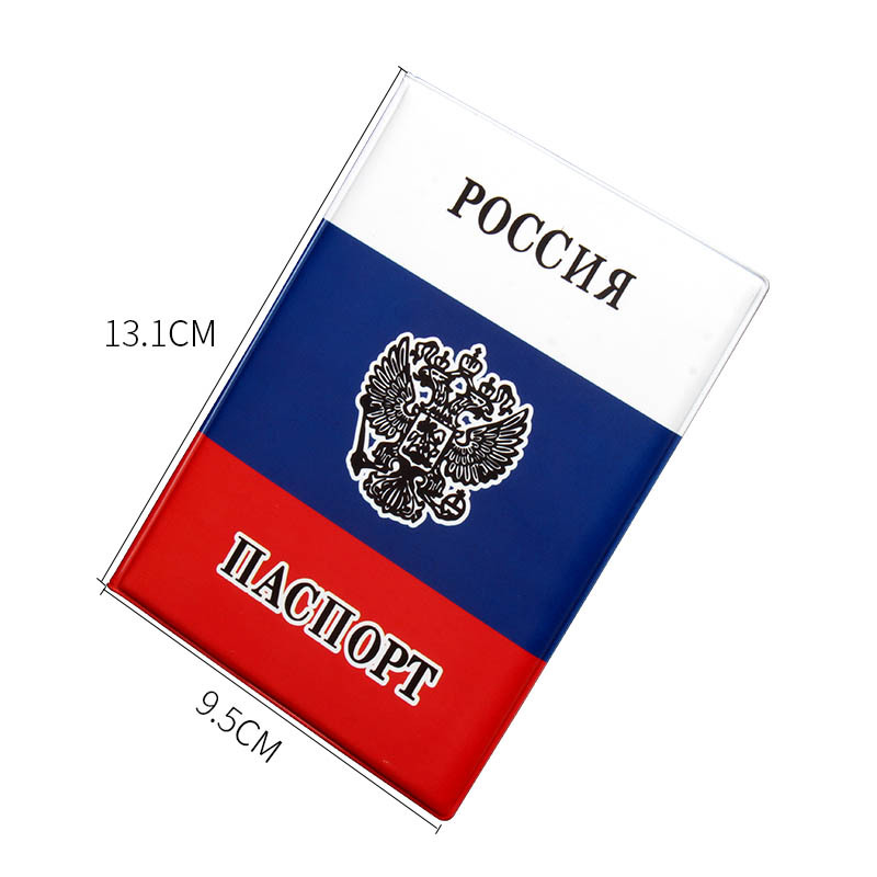 Russian Flag Passport Cover PV - Leather Passport Cover ulasan dan harga