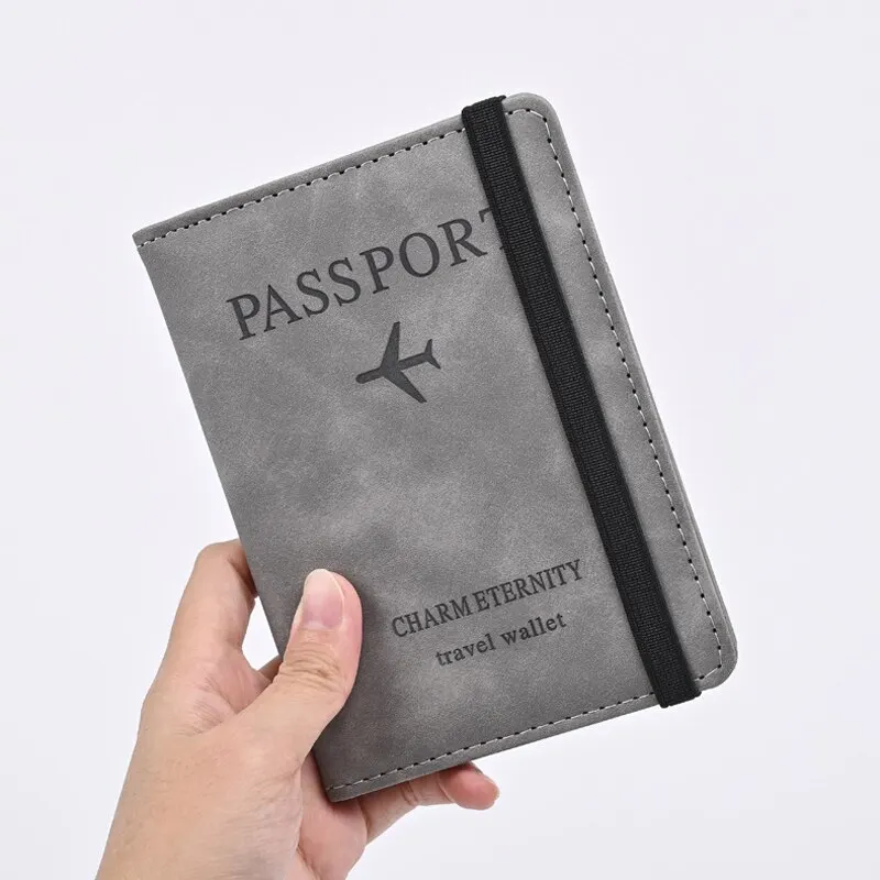 Men PU Leather Wallet Travel P - Leather Passport Cover ulasan dan harga